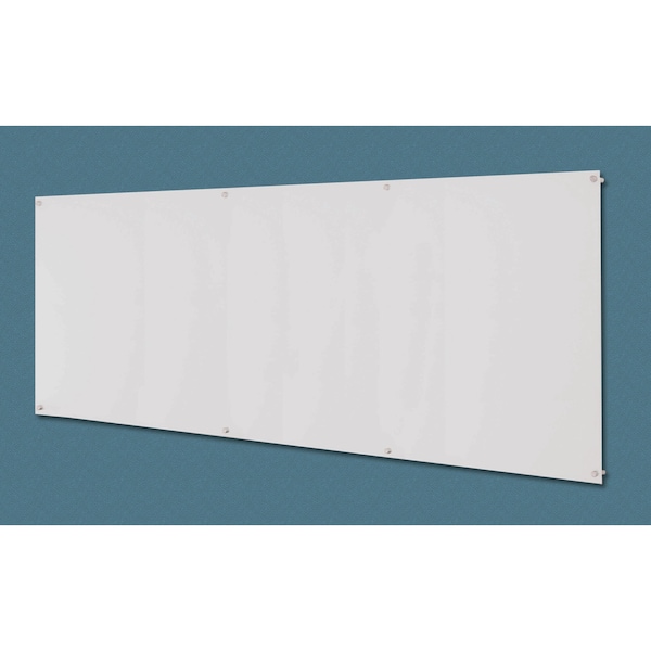 ClearVision Elegant Stand-Off Mounting Glass Markerboards 6mm Magnetic 48"x120"
